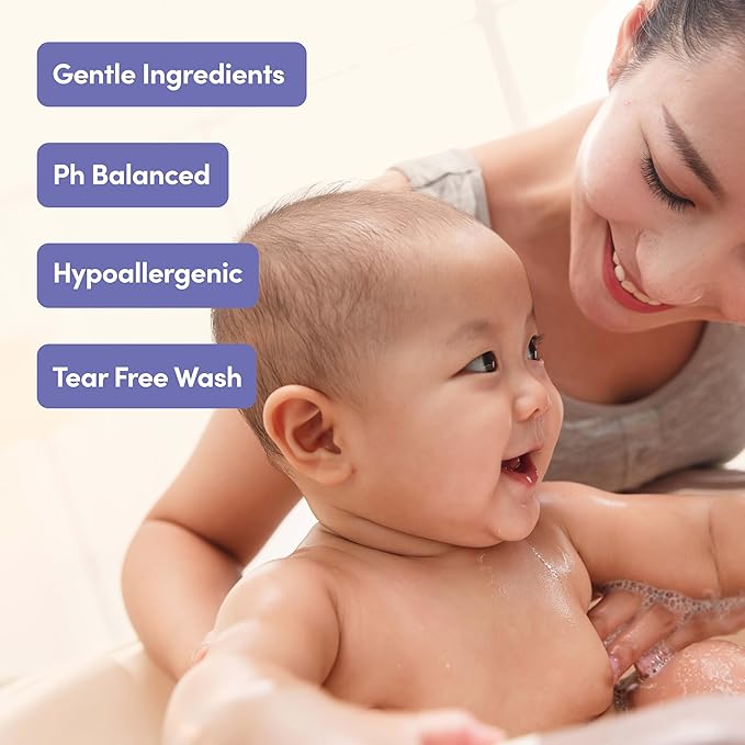 Aveeno Baby Bathtime Solutions Mommy & Me Gift Set, Baby Wash & Shampoo, Calming Bath, Daily Moisturizing Lotion & Stress Relief Body Wash for Mom, Nourishing Oat, Registry Must Haves, 4 items-CubbioJoy