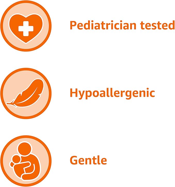 Amazon Basics Tear-Free Baby Hair and Body Wash, Lightly scented, 13.6 Fluid Ounce, 1-Pack-CubbioJoy