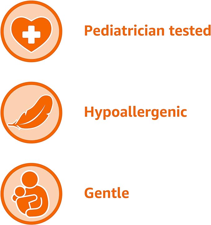 Amazon Basics Tear-Free Baby Hair and Body Wash, 27.1 Fluid Ounce, Lightly Scented, 2-Pack (Previously Solimo)-CubbioJoy