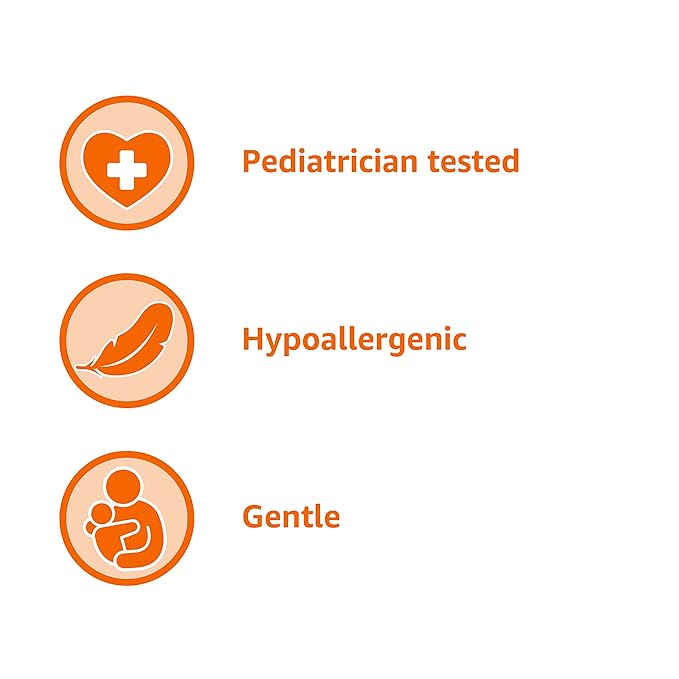 Amazon Basics Hypoallergenic Tear-Free Night-Time Baby Calming Bath, 13.6 Fl Oz (Pack of 4), (Previously Solimo)-CubbioJoy