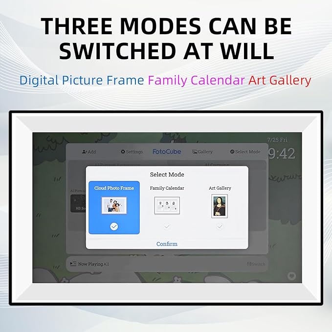 15.6" Digital Calendar Wall Planner,Touchscreen Interactive Display for Family Schedules, Achievement Rewards, Meal Planning,Digital Picture Frame, FHD 1080p Wall-Mountable Home Hub-CubbioJoy