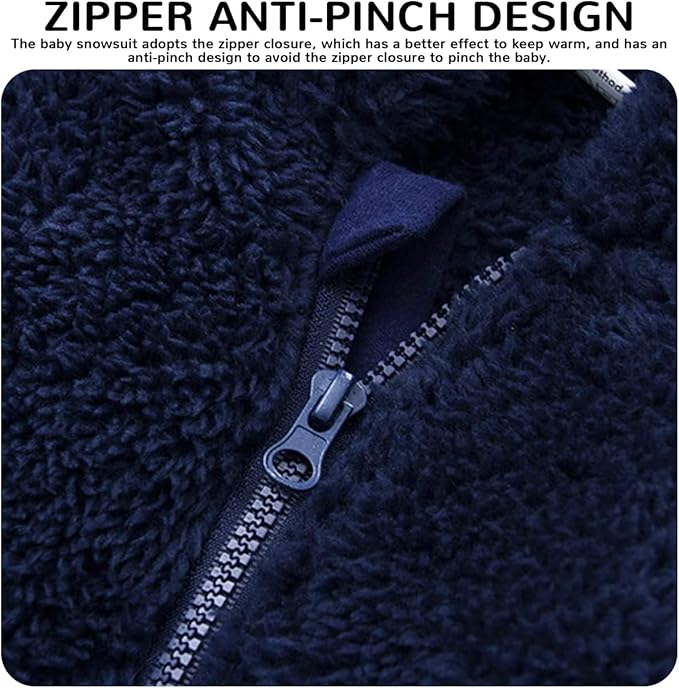 Baby Boy Girl Snowsuit Winter Warm Clothes Coat Infant Jumpsuit Toddler Outfit-CubbioJoy