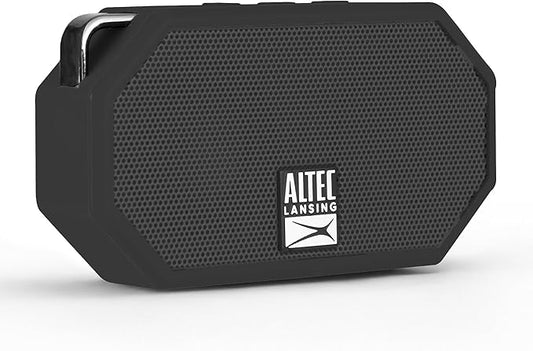Altec Lansing Mini H2O - Waterproof Bluetooth Speaker, IP67 Certified & Floats in Water, Compact & Portable Speaker for Hiking, Camping, Pool, and Beach,Black-CubbioJoy