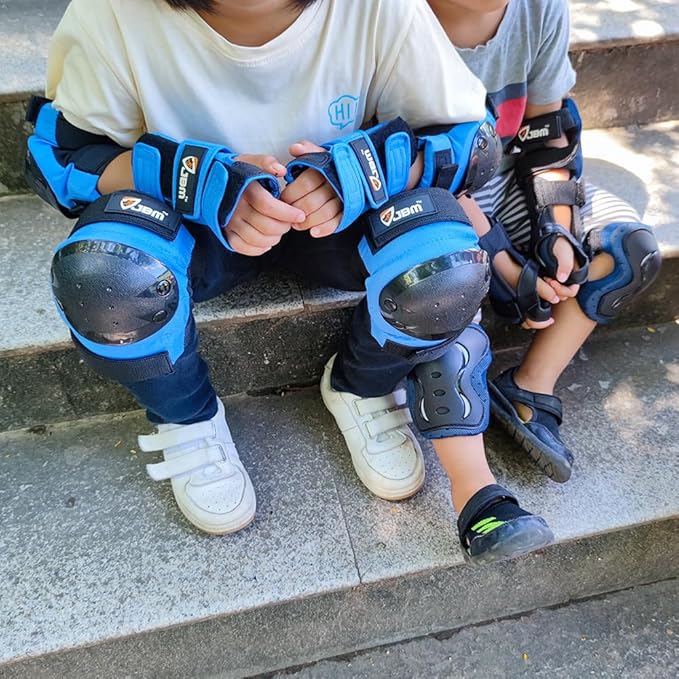 JBM Adult & Kids Knee Pads Elbow Pads and Wrist Guards for Inline Skating, Roller Skating, Skateboarding, Scootering-CubbioJoy