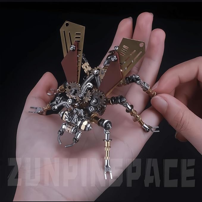 Adult 3D Metal Puzzle, Punk Insect Metal Model Set, 3D Puzzle Mechanical Insect Building Blocks, Fun DIY Assembly, high-end Men's Gifts.-CubbioJoy