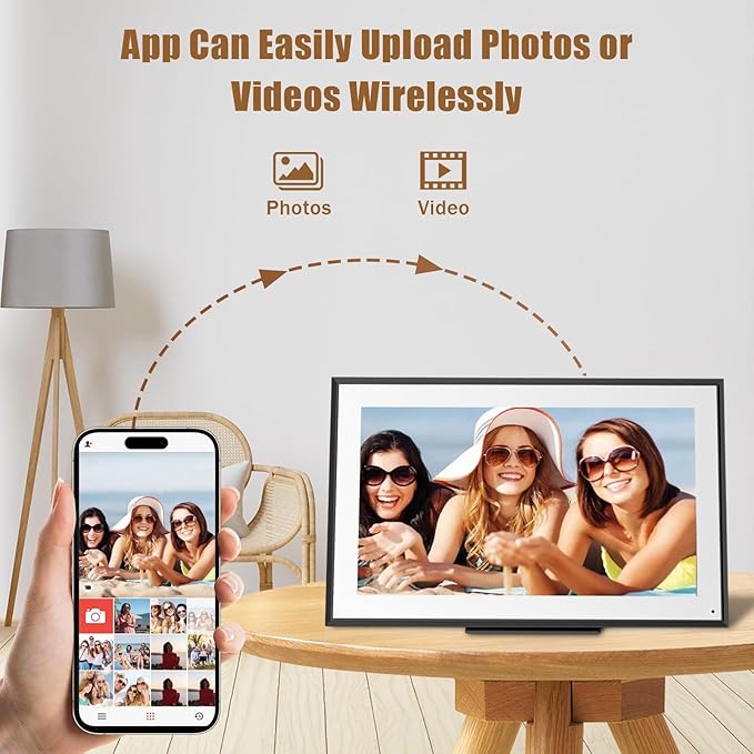 15.6 inch Wall Planner Digital Calendar Electronic Calendar Chore Chart,2025 Smart Touchscreen Full HD Interactive Display for Family Schedules,Wall/Desk Mountable for Seamless Scheduling/Organizing-CubbioJoy