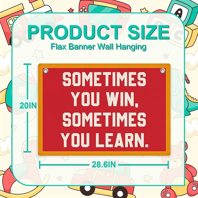 Inspirational Banner, Motivational Wall Decor, Positive Affirmations Wall Hanging, Vintage Banner Flag, Wall Flag Home Living Room Classroom Office Decor, Banner for Room-CubbioJoy