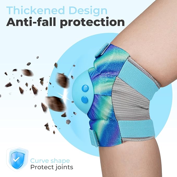 BOSONER Kids/Youth Knee Pad Elbow Pads for Roller Skates Cycling BMX Bike Skateboard Inline Rollerblading, Skating Skatings Scooter Riding Sports-CubbioJoy