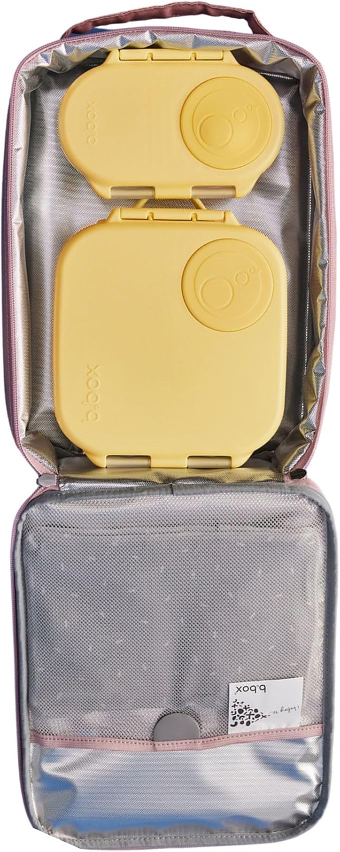 b.box Snack Containers for Kids, Toddler Snack Box Container, Reusable Small Bento Box for Lunch, School & Travel, Leak Proof, BPA free, Dishwasher Safe, Ages 4 months+ (Lemon Twist, 12oz)-CubbioJoy