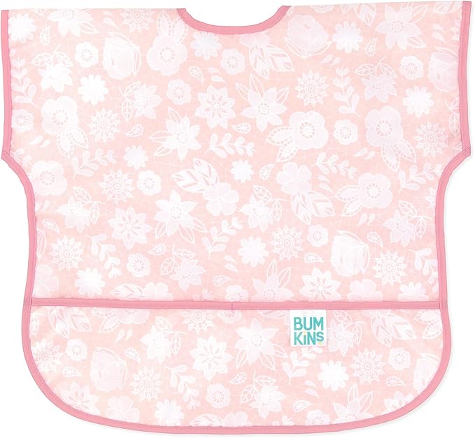 Bumkins Bibs - Toddler Bibs, Waterproof, Large for 1-3 Years, Short Sleeve-CubbioJoy