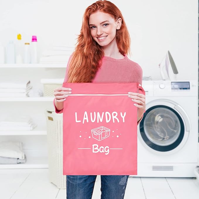 2 Pcs Large Travel Laundry Bag Waterproof Wet Dry Bag Washable Dirty Clothes Bag Bathing Suit Workout Bag for Gym Clothes Laundry Wet Clothes Swimming Yoga-CubbioJoy