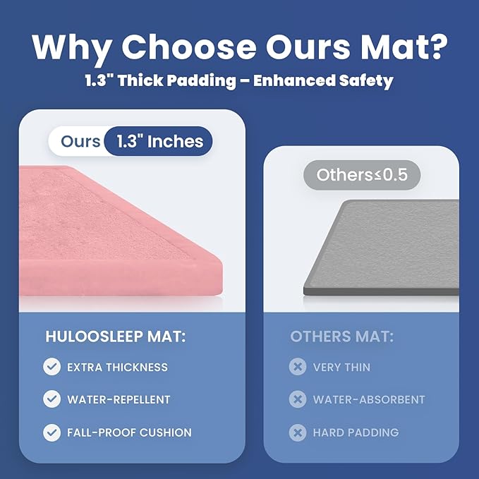 Baby Play Mat for Floor,1.3" Thick Memory Foam Tummy Time Mat for Toddlers,Infants,Kids,Soft Coral Velvet,Extra Large Non Slip for Crawling,Yoga,Tatami Style for Living Room(Pink)-CubbioJoy