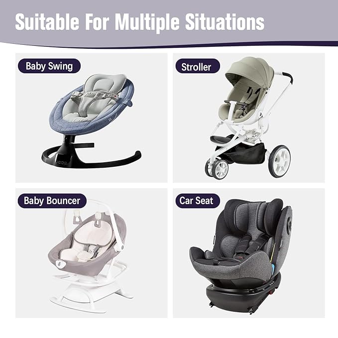 KAKIBLIN Baby Neck Pillow,Upgraded Baby Support Pillow, Head Pillow,Travel Pillow for Car Seat,Pushchair,Travel (Star)-CubbioJoy