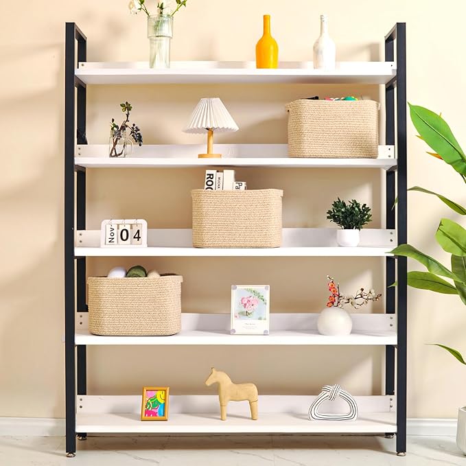 Decorative Storage Baskets for Organizing Shelves, Toy Basket for Nursery, Woven Cotton Rope Baskets for Decor, Towel Basket for Bathroom, 15"x11"x9.5", 3 Packs, Brown-CubbioJoy