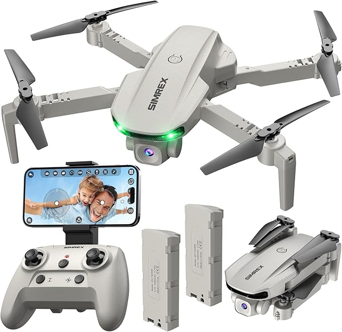 Drone With Camera 1080P for Kids And Adults, RC Quadcopter with Altitude Hold, Mini Drone With One Key Start, Waypoint Fly, Headless Mode, 3D Flip, 3 Speeds, Remote Control Drone for Beginners-CubbioJoy