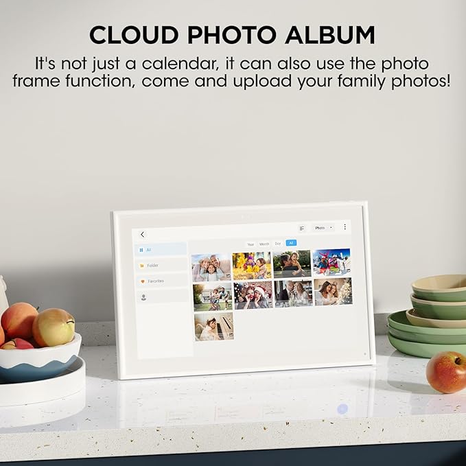 15.6 Inch Smart Digital Calendar, Wall Electronic Calendar, 1920 * 1080 IPS Full HD Touch Screen Display for Family Meal Planner Support - Streamline Household Organization-CubbioJoy