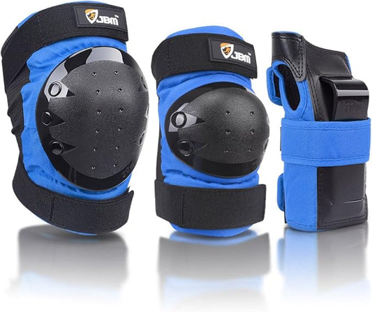 JBM Adult & Kids Knee Pads Elbow Pads and Wrist Guards for Inline Skating, Roller Skating, Skateboarding, Scootering-CubbioJoy