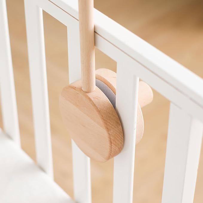 Baby Crib Mobile Arm,HBM Wooden Mobile Arm for Crib Mobile Hanger for Crib Baby Girl Nursery Decor-CubbioJoy