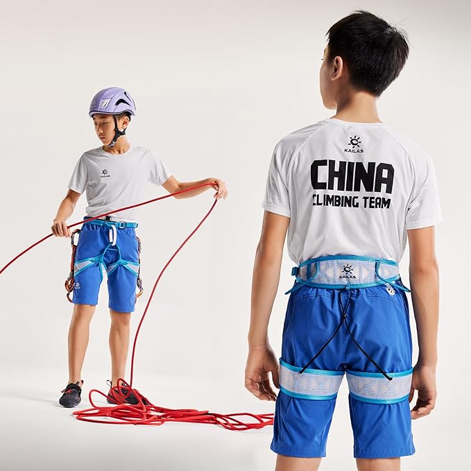 KAILAS Kids Rock Climbing Harness Child Safety Belt Climbing Gear Adjustable Lightweight Indoor Gyms Beginners Youth-CubbioJoy