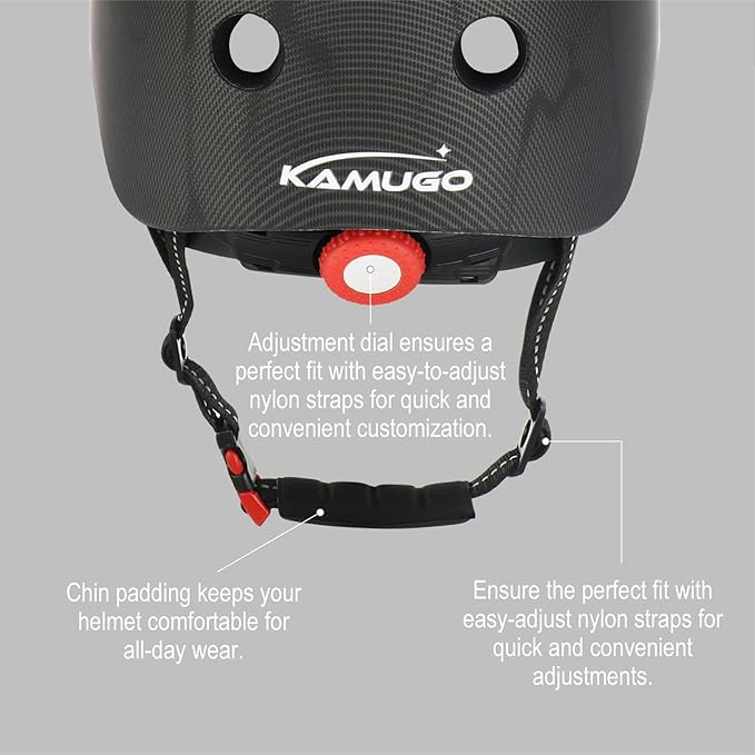 KAMUGO Kids Bike Helmet Set, Toddler Helmet for Ages 2-8 Boys Girls with Sports Protective Gear Set Knee Elbow Wrist Pads for Skateboard Cycling Scooter Rollerblading-CubbioJoy