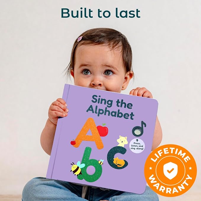 Cali's Books Alphabet Book for Toddlers 1-3 - Learn ABC, Musical Books for Kids, Interactive Talking Baby Toddler Sound Book, Educational Song Learning Toys, Singing and Speech Music Toy for Babies-CubbioJoy
