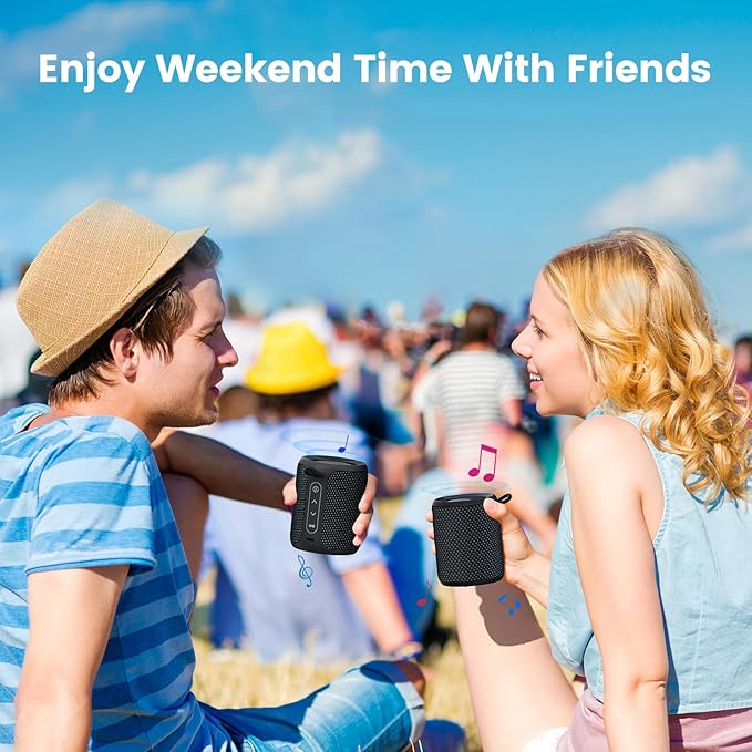 Bluetooth Speaker Wireless,IP67 Waterproof & Dustproof Portable Speaker with Lights,15W Loud Stereo Sound, 2500mAh Battery All Day Playtime, TWS Pairing, BT5.3, Home/Party/Outdoor/Beach (Blue Black)-CubbioJoy