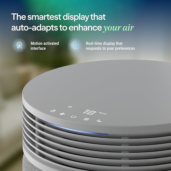 BLUEAIR Air Purifier for Large Rooms & Home - Odor Eliminating Cleans up to 3385 ft², HEPASilent, Smart WiFi, Auto Mode, Doubles as Table, Removes Dust, Smoke, Pet Hair, AHAM Verified, Blue Signature-CubbioJoy