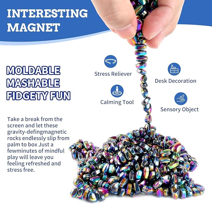 550pcs Putty, Fidget Toys, Fidget Toys Adults ，Sensory Toys，Adults Gifts,Desk Fidgets Toys for Office Stress/Anxiety Relief (550 PCS(Colour))-CubbioJoy