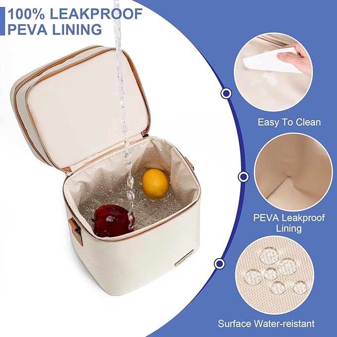 Breastmilk Cooler Bag with Ice Pack Fits 6 Baby Bottles Up to 9 Ounce-CubbioJoy