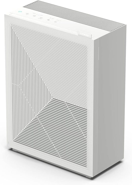 Coway Airmega 240 True HEPA Air Purifier with Air Quality Monitoring, Auto, and Filter Indicator, Dove White-CubbioJoy