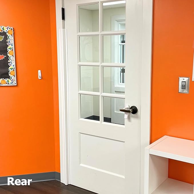 Cardinal Gates PinchNot Rear Door Pinch Guard for Kids Safety-Hinge Protector for Babies-CSP33-Finger Pinch Shield-Child Proof Back of Jamb-Made in USA-CubbioJoy