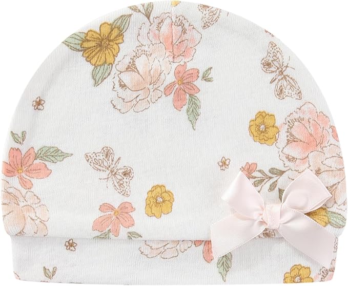 Baby Hat and Mittens Set Cotton Newborn Baby Hats Caps for Boys and Girls, 0-6 Months-CubbioJoy