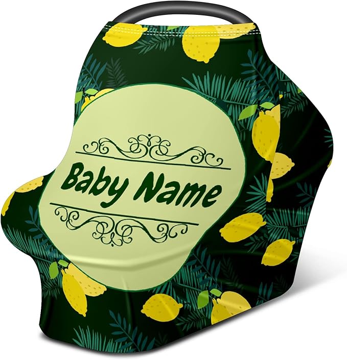 Baby Car Seat Stroller Cover Nursing Cover New Mom Breastfeeding Scarf Soft Stretchy Infant Carrier Cover Car Canopy Coverage-CubbioJoy