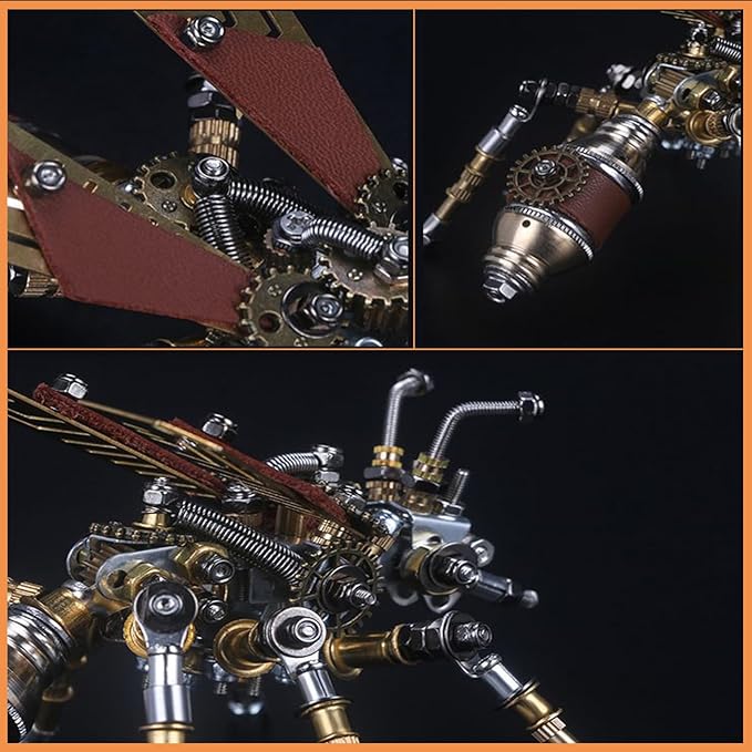 Adult 3D Metal Puzzle, Punk Insect Metal Model Set, 3D Puzzle Mechanical Insect Building Blocks, Fun DIY Assembly, high-end Men's Gifts.-CubbioJoy