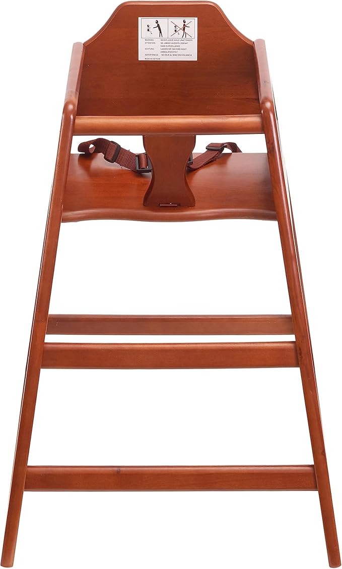 Baby Highchairs, Durable Dining Feeding Chair with Steps, High Chairs for Babies and Toddlers, Seating Ready-to-Assemble Restaurant Wood High Chair, Wooden High Chair (Highchair/Booster/Chair)-CubbioJoy