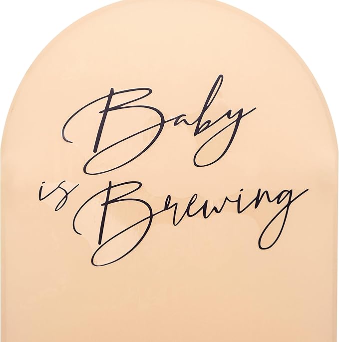 Baby is Brewing Wall Decal - Baby Shower/Gender Reveal/Birthday Party Decoration Supplies Wall Stickers,Beer Brewing Theme Stickers, Brewing Sign Balloon Arch Backdrop and Party Backdrop Decals-CubbioJoy