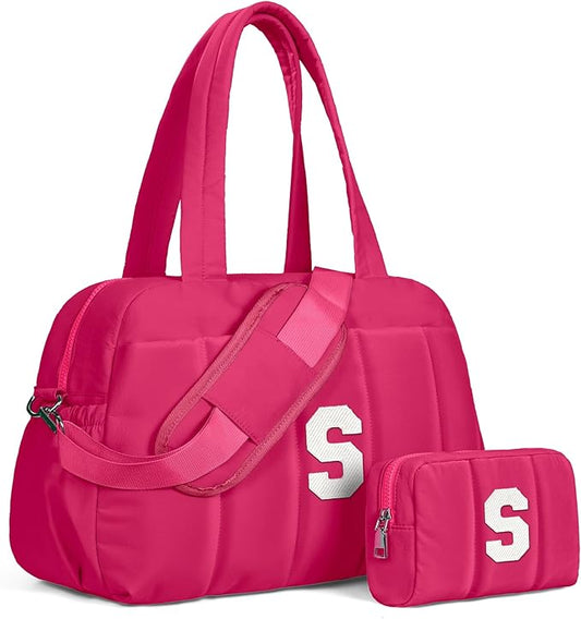 Dance Bag, Kid Weekender Bags，Tween Girls Trendy Stuff-Girl Overnight Bag with Wet Pocket，Lightweight Travel Tote Personalized Cheer Bags with Makeup Pouch-CubbioJoy