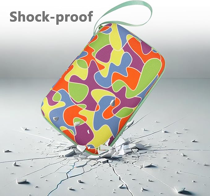 Case Compatible with Giiker Super Slide Brain Games, Protective Storage Bag Holder for Giiker Brain Teaser Puzzles Games Toys (Only Case) (Multicolor)-CubbioJoy