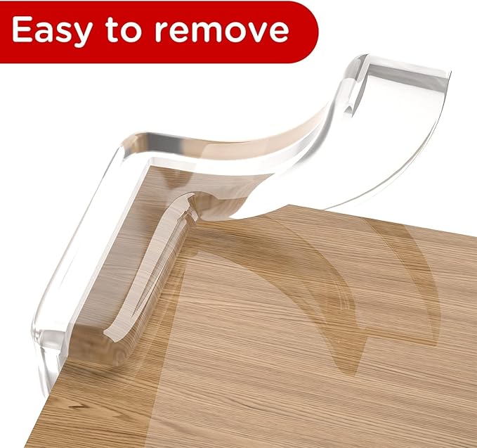 8 Pack Corner Guards Baby Proofing Furniture Corner & Edge Safety Bumpers Corner Covers Protectors Baby Proof Bumper & Cushion to Cover Sharp Furniture & Table Edges (L Shape)-CubbioJoy