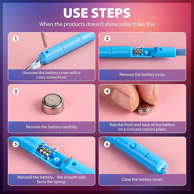 28 Pcs Sparkler Firework Sticks Glow Fiber Optic Wands, LED Flashing Sticks Light Up Toy for Kids Adults, Glow in The Dark Party Favor Supplies Bulk Rave Magic Decoration for Wedding Halloween Easter-CubbioJoy