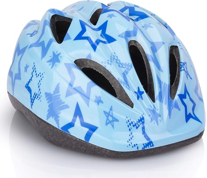 Kid Bicycle Helmets, LX LERMX Kids Bike Helmet Ages 3-5/5-14 Adjustable from Toddler to Youth Size, Durable Kids Bike Helmet with Fun Designs for Boys and Girls-CubbioJoy