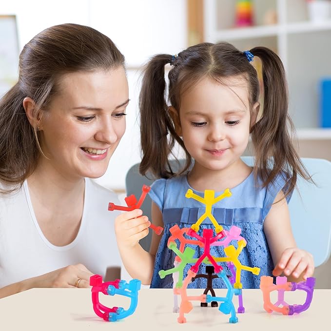 6 PCS Magnetic Travel Toys for Kids, Creative, Portable and Educational, Magnetic-People-Magnet-Men: Cute Robot & Funny Magnets, Small Fidget Toys for Classroom Prizes, Easter Egg Stuffers, Office-CubbioJoy