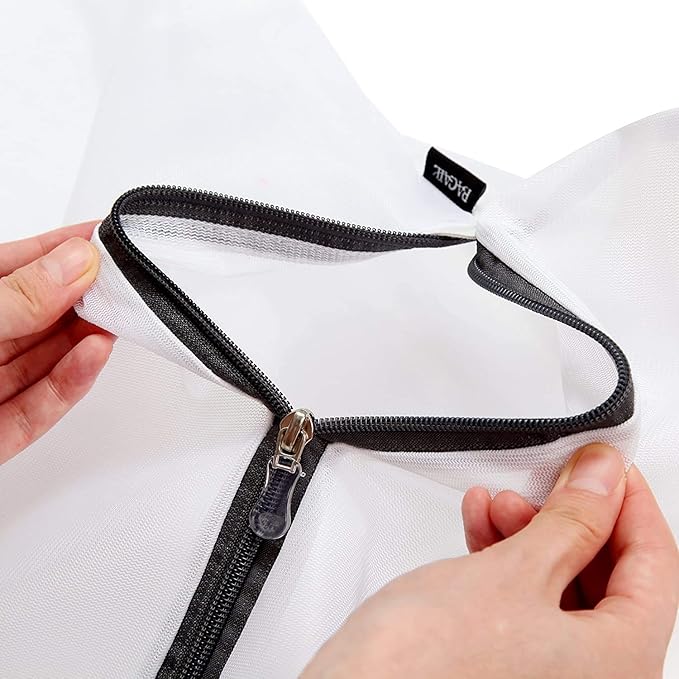 BAGAIL Laundry Bags Mesh Wash Bag for Intimates Lingerie and Delicates,6Pcs(3L,3M)-CubbioJoy