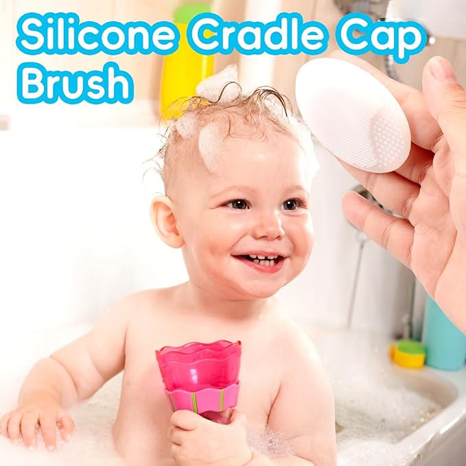 Baby Grooming Kit, Infant Safety Care Set with Hair Brush Comb Nail Clipper Nasal Aspirator,Baby Essentials Kit for Newborn Girls Boys (Blue)-CubbioJoy