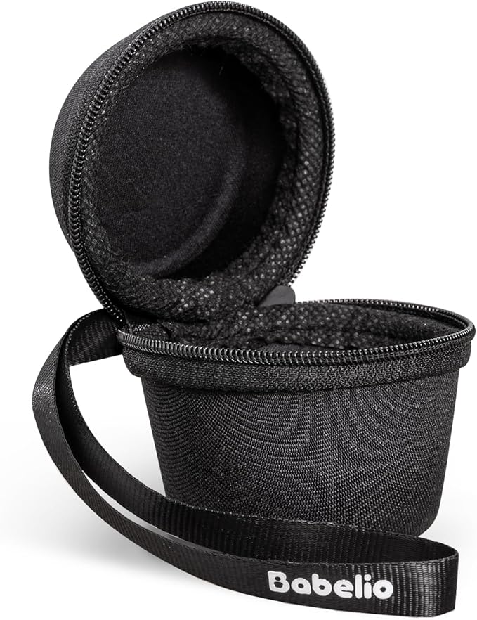 Babelio Portable Travel Case for Babelio Pocket Mini White Noise Machine, Double Stitch Zipper - Perfect for Traveling (CASE ONLY - Textile Black)-CubbioJoy