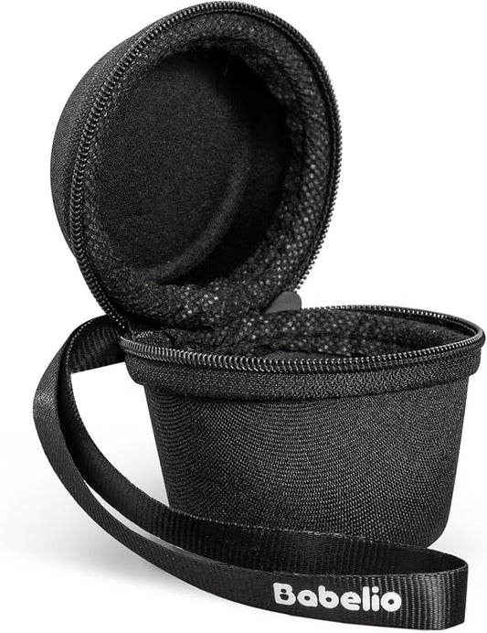 Babelio Portable Travel Case for Babelio Pocket Mini White Noise Machine, Double Stitch Zipper - Perfect for Traveling (CASE ONLY - Textile Black)-CubbioJoy