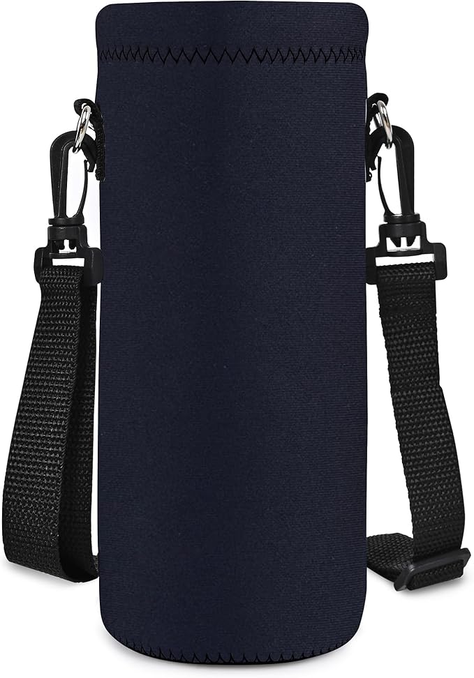 AUPET Water Bottle Sling Bag Carrier Crossbody Sleeve,Insulated Neoprene Bottle Case Holder Pouch Cover 500ML/17oz with Shoulder Strap for Walking Women Men-CubbioJoy
