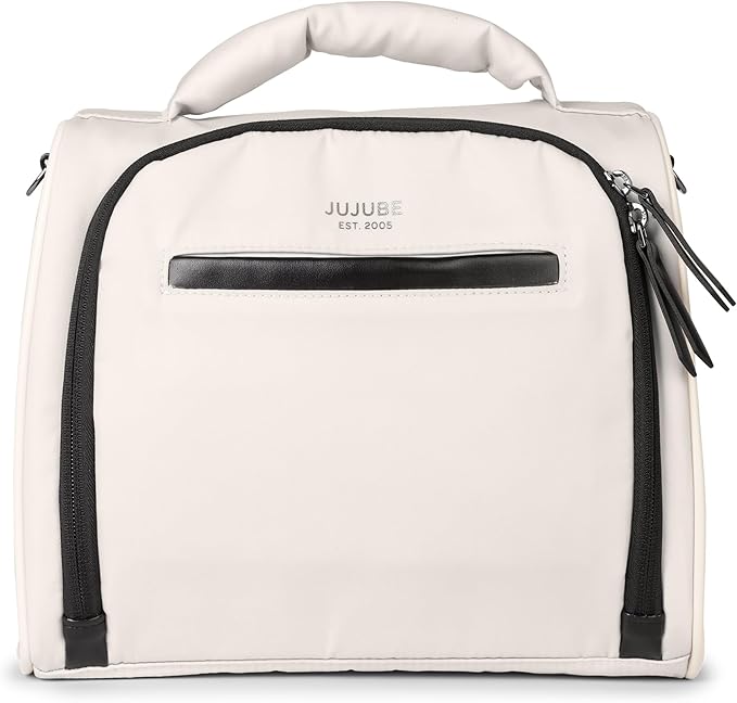JuJuBe x Witney Carson - New Insulated Bottle Bag, Breastmilk Storage Bag for Baby Bottles, Waterproof Travel Lunch Bag or Cooler Bag for Nursing, Milk, Food, Snacks, Cloud, Mothers Day Gift-CubbioJoy