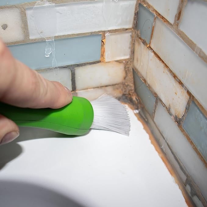 BrushAll® Wire Hand Brush with Ergonomic Handle and Tightly Packed Bristles for Kitchen, Garage, Indoor, Outdoor (Nylon) Patent Pending-CubbioJoy