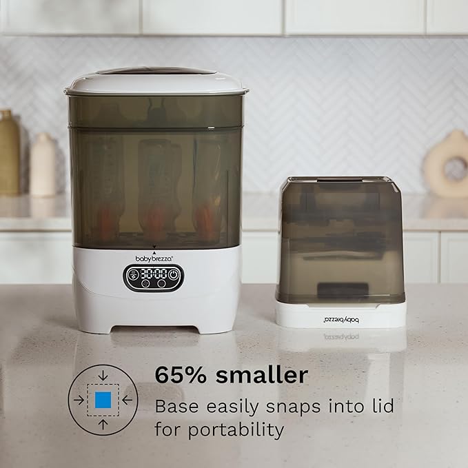 Baby Brezza Portable Baby Bottle Sterilizer Dryer for Travel - Mini Sterilizer Fits Bottles, Pump Parts and Accessories-CubbioJoy